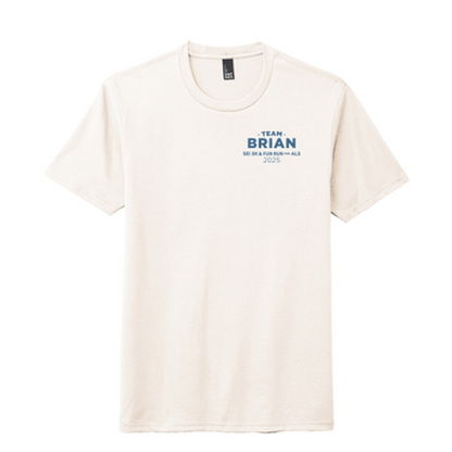SEI 2025 TEAM BRIAN Event Tee -  District ® Perfect Tri ® Tee - Natural