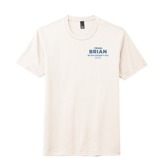 SEI 2025 TEAM BRIAN Event Tee -  District ® Perfect Tri ® Tee - Natural