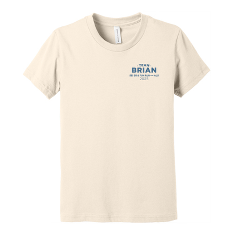 SEI TEAM BRIAN BELLA+CANVAS ® Youth Jersey Short Sleeve Tee - Natural