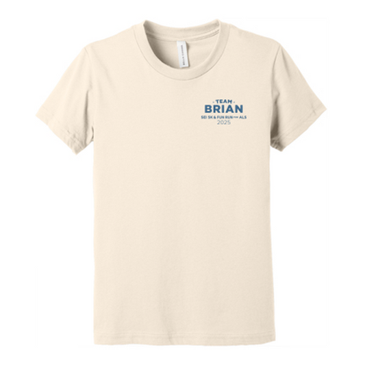 SEI TEAM BRIAN BELLA+CANVAS ® Youth Jersey Short Sleeve Tee - Natural