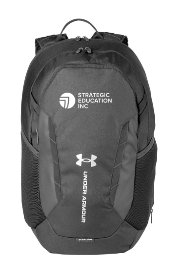 NEW SEI Under Armour Hustle 6.0 Backpack - Black