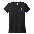 T4G Allmade® Women’s Tri-Blend V-Neck Tee - Space Black