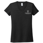 T4G Allmade® Women’s Tri-Blend V-Neck Tee - Space Black