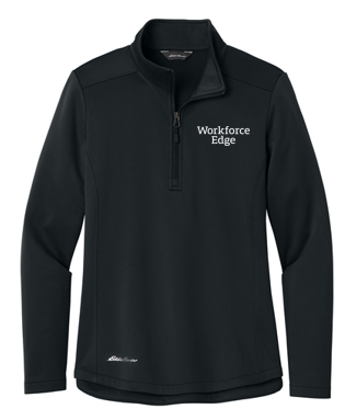 T4G Eddie Bauer® Women’s Smooth Mid Layer Fleece 1/2-Zip - BLACK