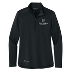 T4G Eddie Bauer® Women’s Smooth Mid Layer Fleece 1/2-Zip - BLACK