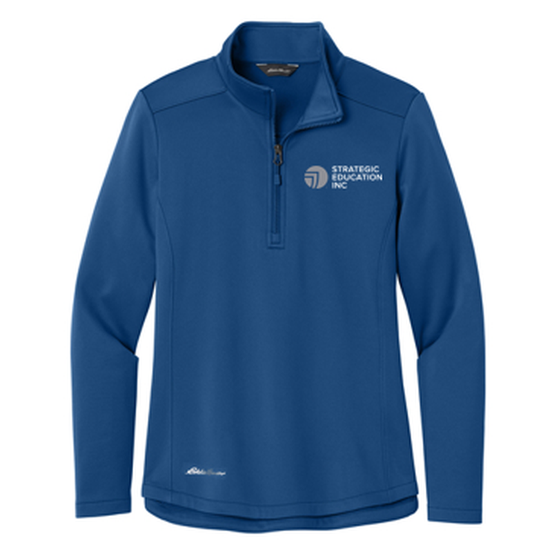 T4G Eddie Bauer® Women’s Smooth Mid Layer Fleece 1/2-Zip - Cobalt Blue