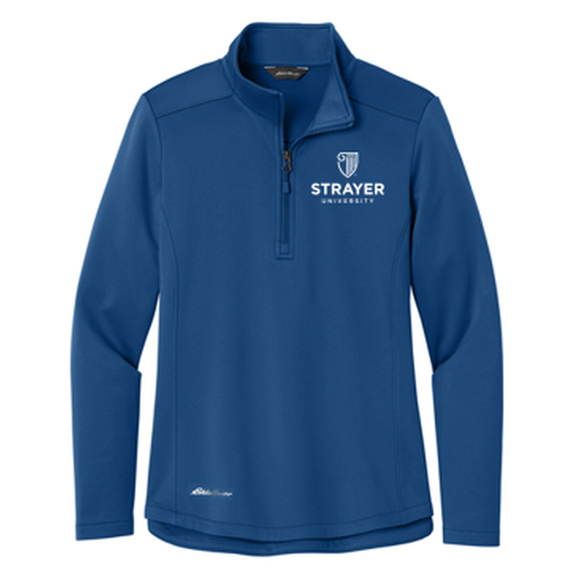 T4G Eddie Bauer® Women’s Smooth Mid Layer Fleece 1/2-Zip - Cobalt Blue