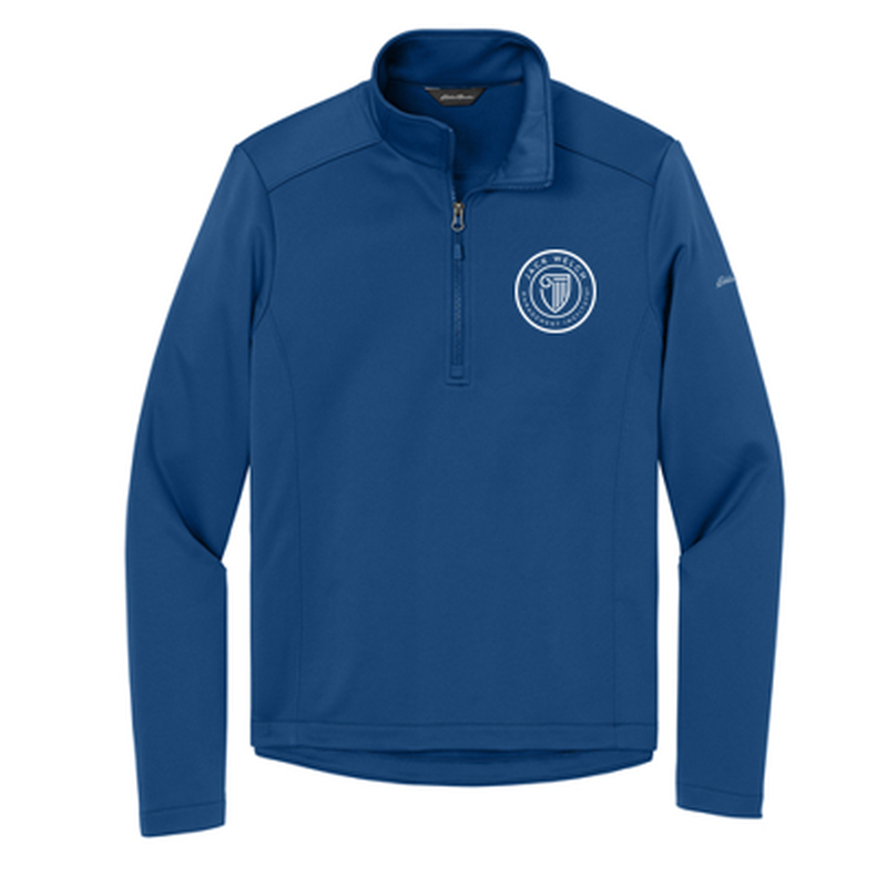 T4G Eddie Bauer® Smooth Mid Layer Fleece 1/2-Zipe - Cobalt Blue