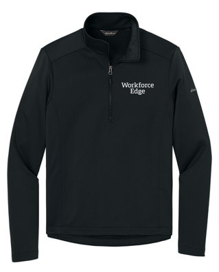 T4G Eddie Bauer® Smooth Mid Layer Fleece 1/2-Zipe - BLACK