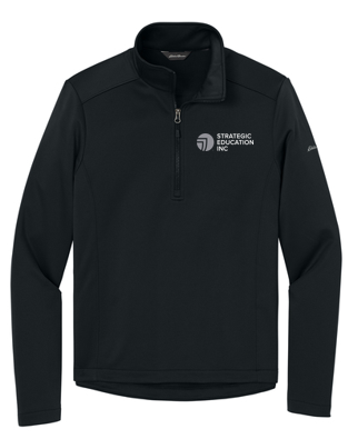 T4G Eddie Bauer® Smooth Mid Layer Fleece 1/2-Zipe - BLACK