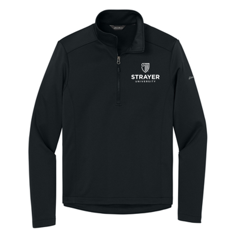 T4G Eddie Bauer® Smooth Mid Layer Fleece 1/2-Zipe - BLACK