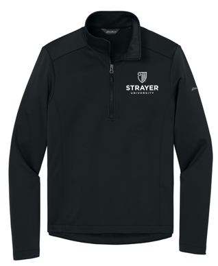 T4G Eddie Bauer® Smooth Mid Layer Fleece 1/2-Zipe - BLACK