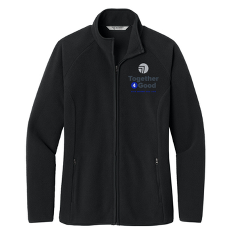 T4G Port Authority® Women’s C-FREE® Raglan Fleece - BLACK