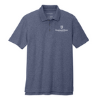 T4G Port Authority® C-FREE ® Cotton Blend Pique Polo - Navy Heather