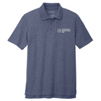 T4G Port Authority® C-FREE ® Cotton Blend Pique Polo - Navy Heather