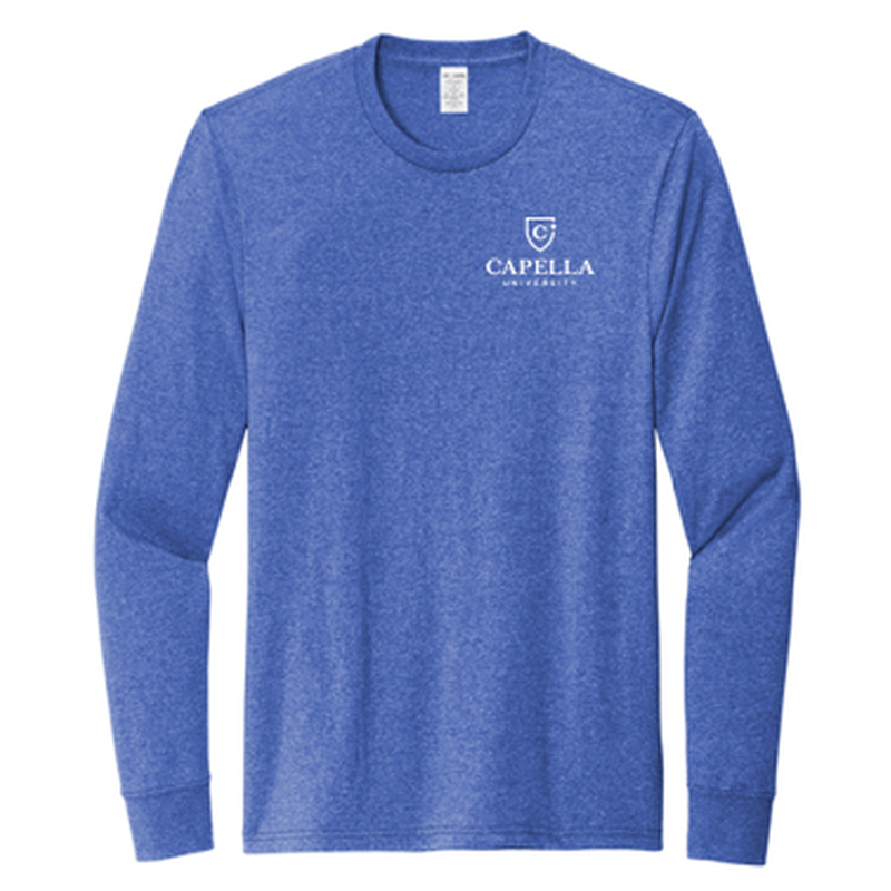 T4G Allmade® Unisex Long Sleeve Recycled Blend Tee - Reused Royal Heather