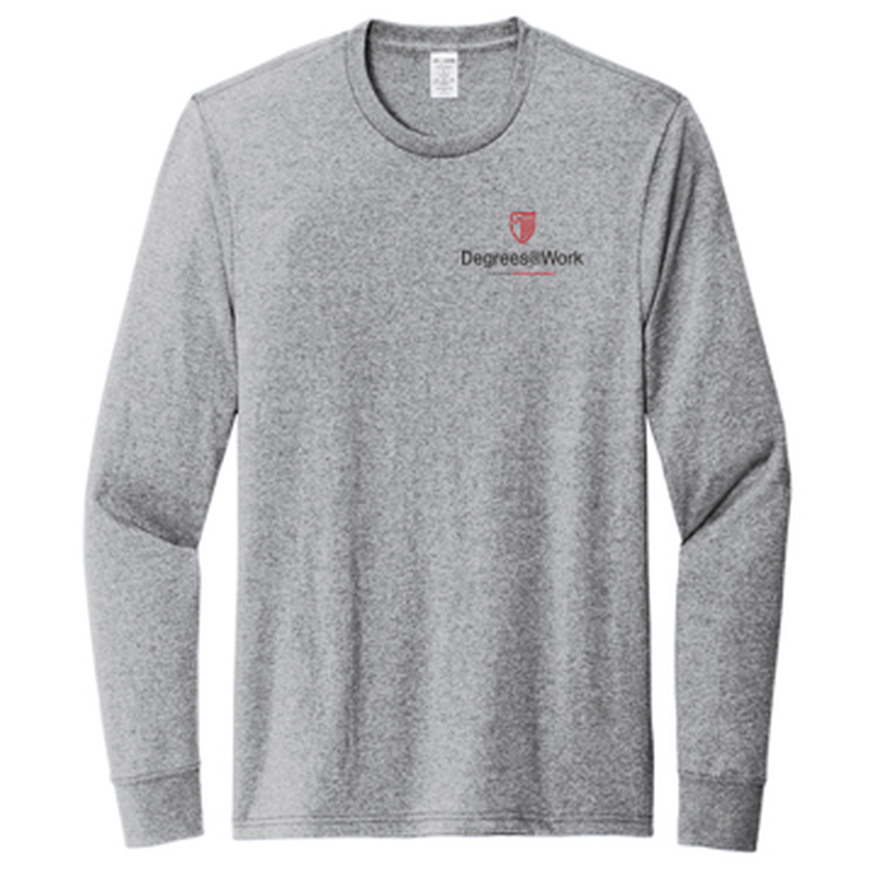 T4G Allmade® Unisex Long Sleeve Recycled Blend Tee - Remade Grey Heather