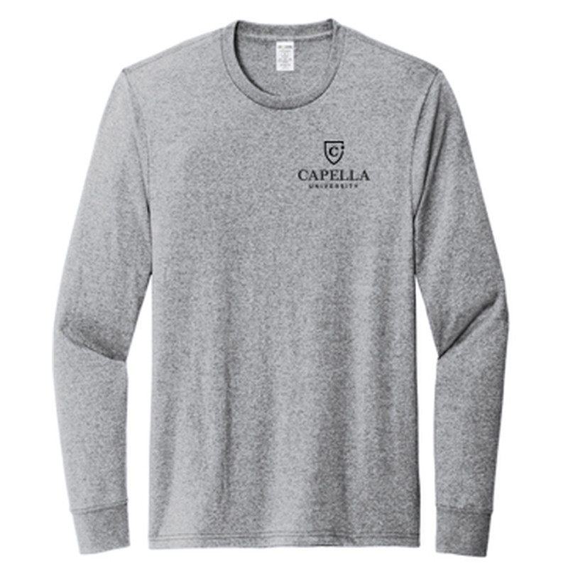 T4G Allmade® Unisex Long Sleeve Recycled Blend Tee - Remade Grey Heather