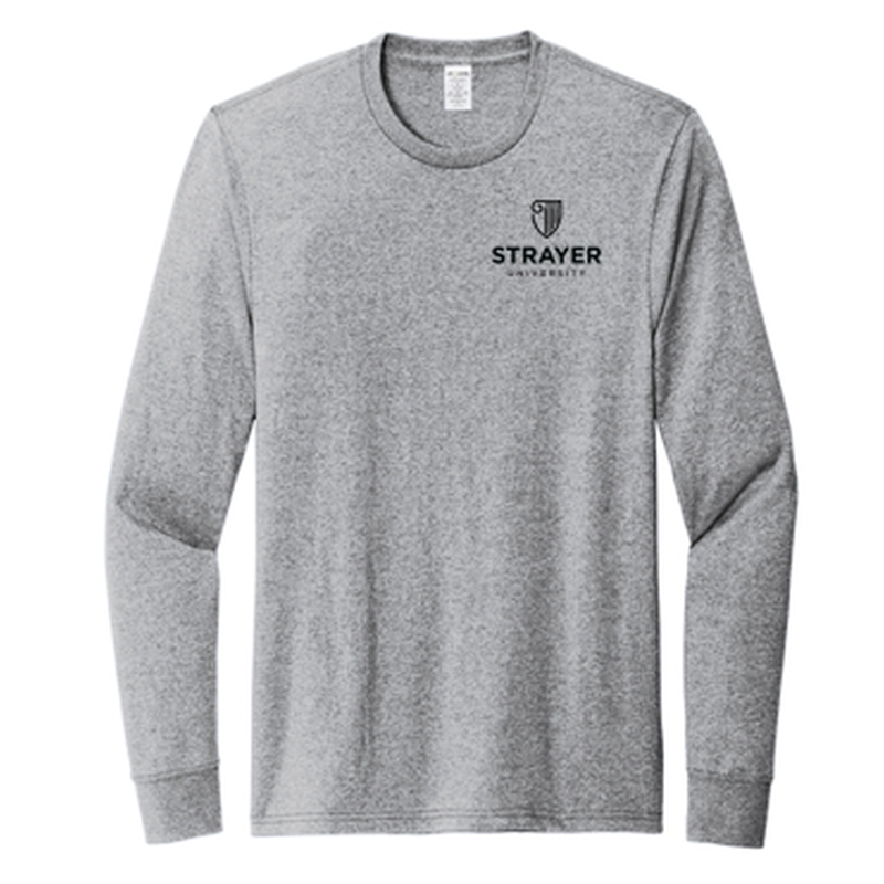 T4G Allmade® Unisex Long Sleeve Recycled Blend Tee - Remade Grey Heather