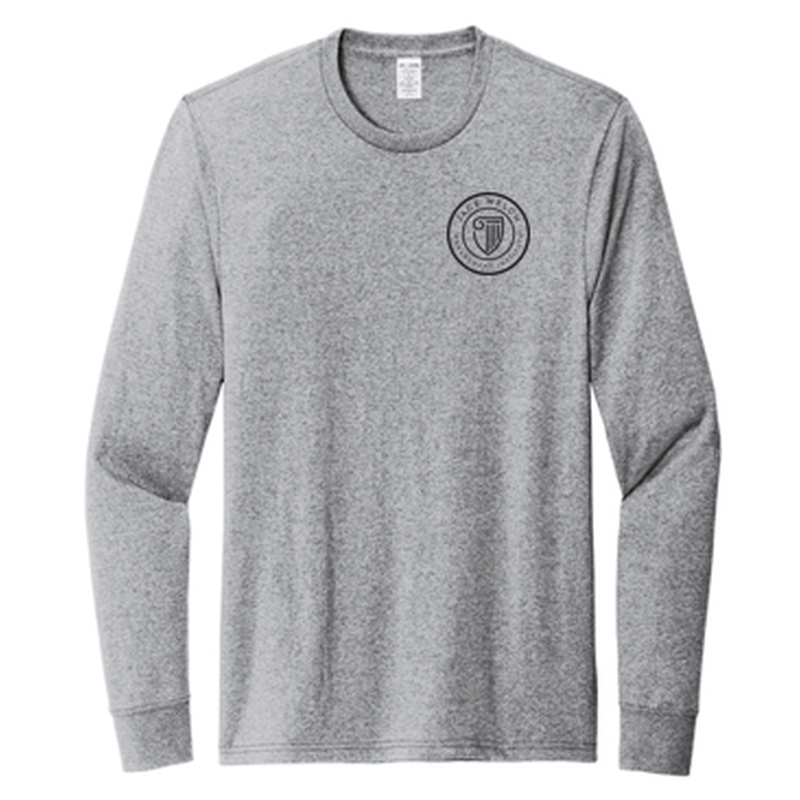 T4G Allmade® Unisex Long Sleeve Recycled Blend Tee - Remade Grey Heather