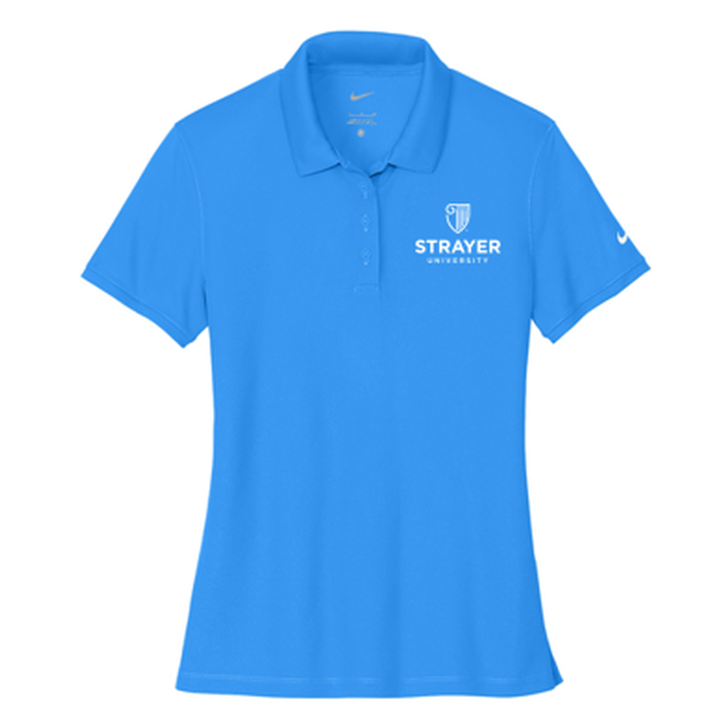 T4G Nike Women's Victory Solid Polo - Light Photo Blue