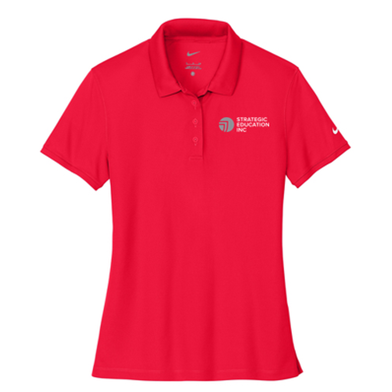 T4G Nike Women's Victory Solid Polo - University Red