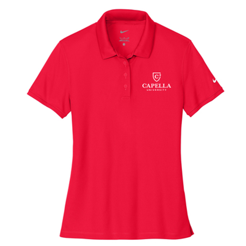 T4G Nike Women's Victory Solid Polo - University Red