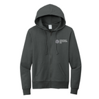 T4G Allmade® Unisex Organic French Terry Full-Zip Hoodie -  Terrain Grey