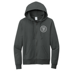 T4G Allmade® Unisex Organic French Terry Full-Zip Hoodie -  Terrain Grey