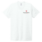 T4G Allmade® Unisex Tri-Blend V-Neck Tee - Fairly White
