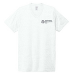 T4G Allmade® Unisex Tri-Blend V-Neck Tee - Fairly White