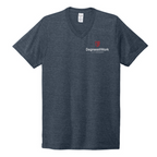 T4G Allmade® Unisex Tri-Blend V-Neck Tee - Rebel Blue