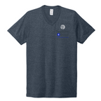 T4G Allmade® Unisex Tri-Blend V-Neck Tee - Rebel Blue