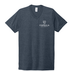 T4G Allmade® Unisex Tri-Blend V-Neck Tee - Rebel Blue