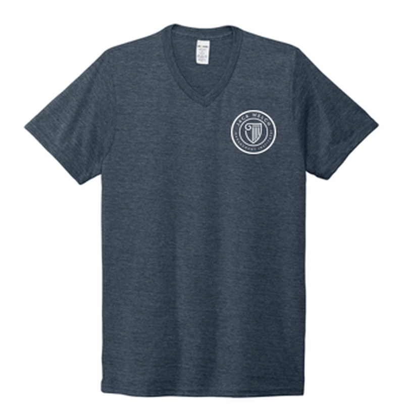 T4G Allmade® Unisex Tri-Blend V-Neck Tee - Rebel Blue