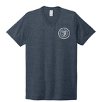 T4G Allmade® Unisex Tri-Blend V-Neck Tee - Rebel Blue