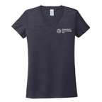 T4G Allmade® Women’s Tri-Blend V-Neck Tee - Rebel Blue