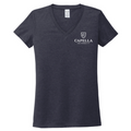 T4G Allmade® Women’s Tri-Blend V-Neck Tee - Rebel Blue