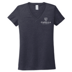 T4G Allmade® Women’s Tri-Blend V-Neck Tee - Rebel Blue