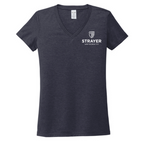 T4G Allmade® Women’s Tri-Blend V-Neck Tee - Rebel Blue