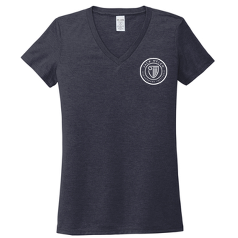 T4G Allmade® Women’s Tri-Blend V-Neck Tee - Rebel Blue