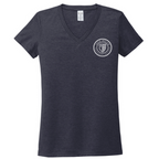 T4G Allmade® Women’s Tri-Blend V-Neck Tee - Rebel Blue