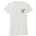 T4G Allmade® Women’s Tri-Blend V-Neck Tee - Fairly White