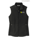SOPHIA Port Authority® Women's Accord Microfleece Vest - BLACK