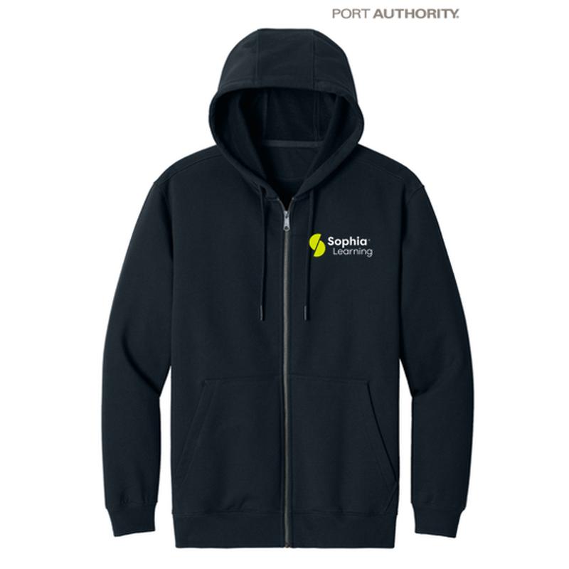 SOPHIA CornerStone® Tough Fleece Full-Zip Hoodie - NAVY