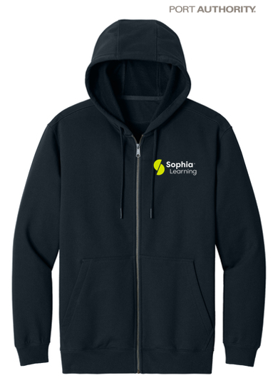 SOPHIA CornerStone® Tough Fleece Full-Zip Hoodie - NAVY