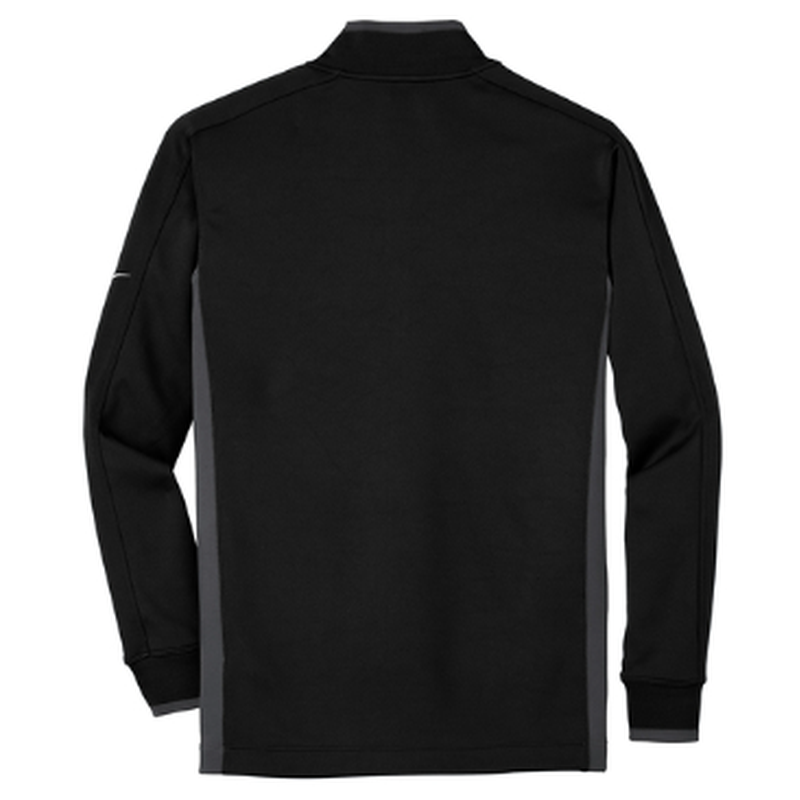 SOPHIA Nike Dri-FIT 1/2-Zip Cover-Up - Black/ Dark Grey/ White