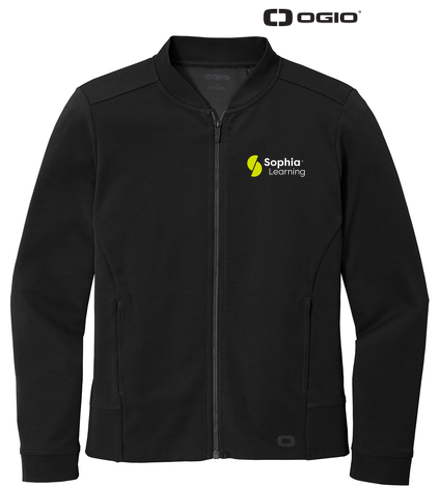 SOPHIA OGIO® Ladies Hinge Full-Zip - BLACK