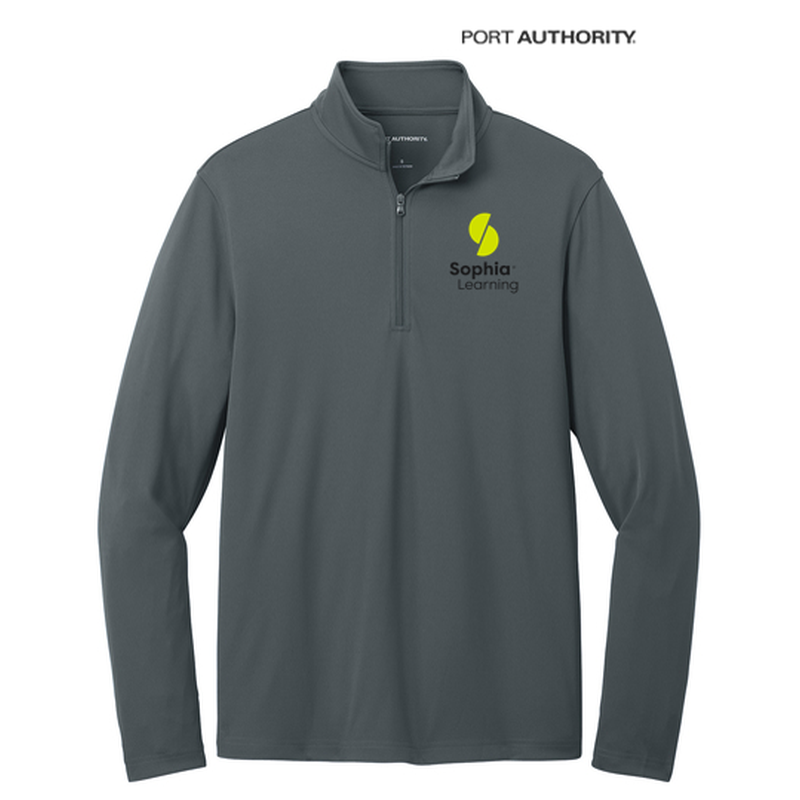 SOPHIA Dry Zone® UV Micro-Mesh 1/4-Zip - GRAPHITE