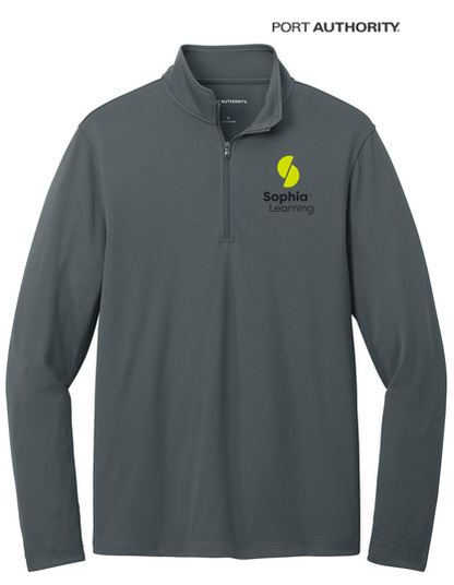 SOPHIA Dry Zone® UV Micro-Mesh 1/4-Zip - GRAPHITE